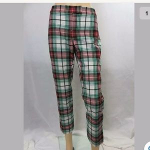 Vineyard Vines Holiday Tartan Plaid Ankle Pants